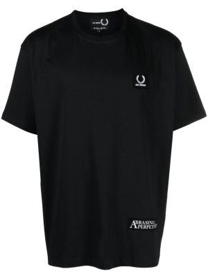 Slogan-print cotton T-shirt, Raf Simons X Fred Perry Slogan-print cotton T-shirt
Slogan-print cotton T-shirt, Raf Simons X Fred Perry Slogan-print cotton T-shirt