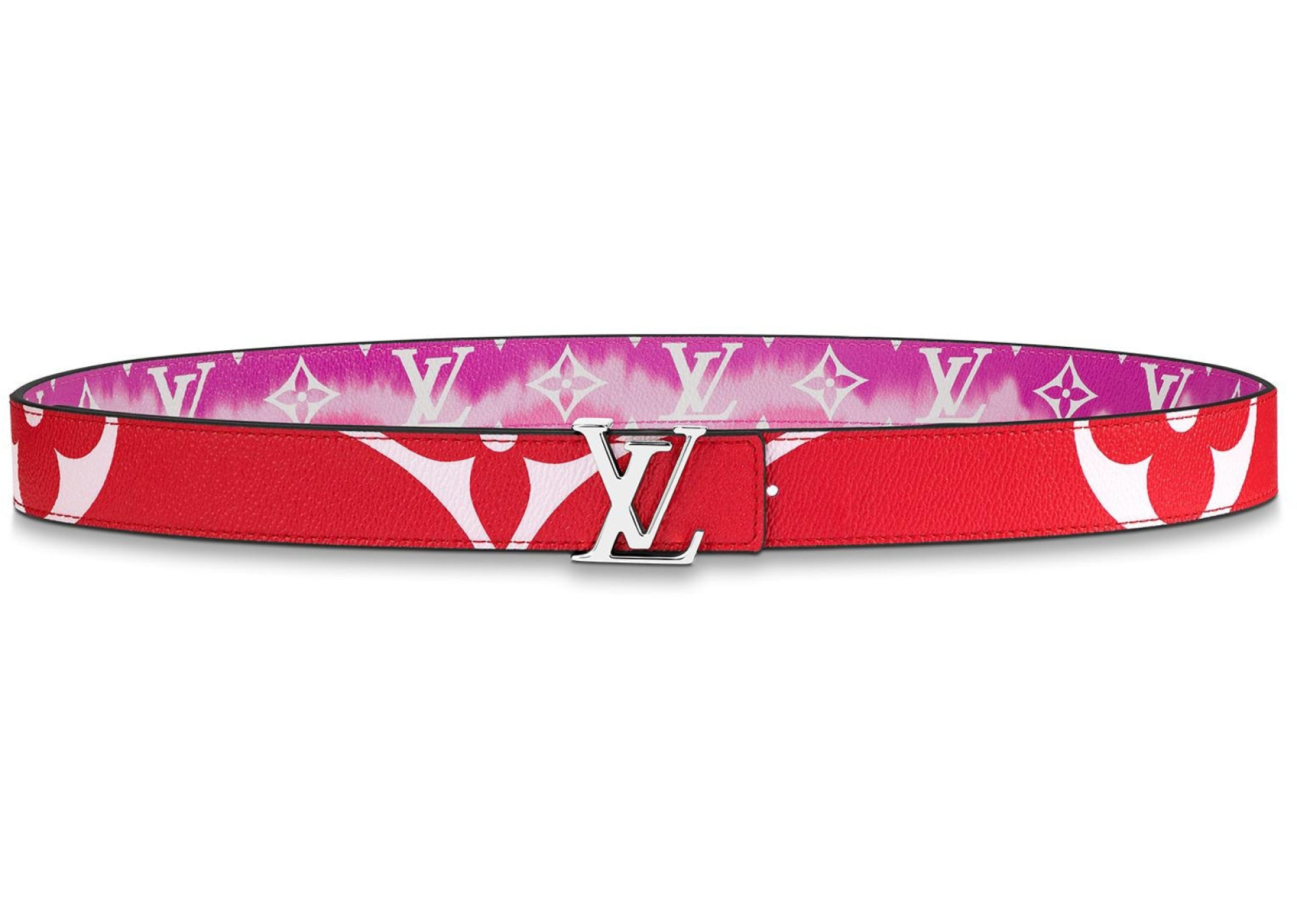 Louis Vuitton Lv Iconic Reversible Belt 30mm Red
