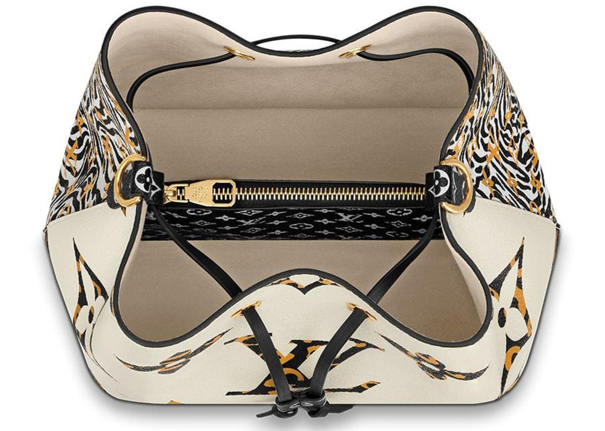 Louis Vuitton NeoNoe Monogram Giant Jungle Ivory Multicolor in