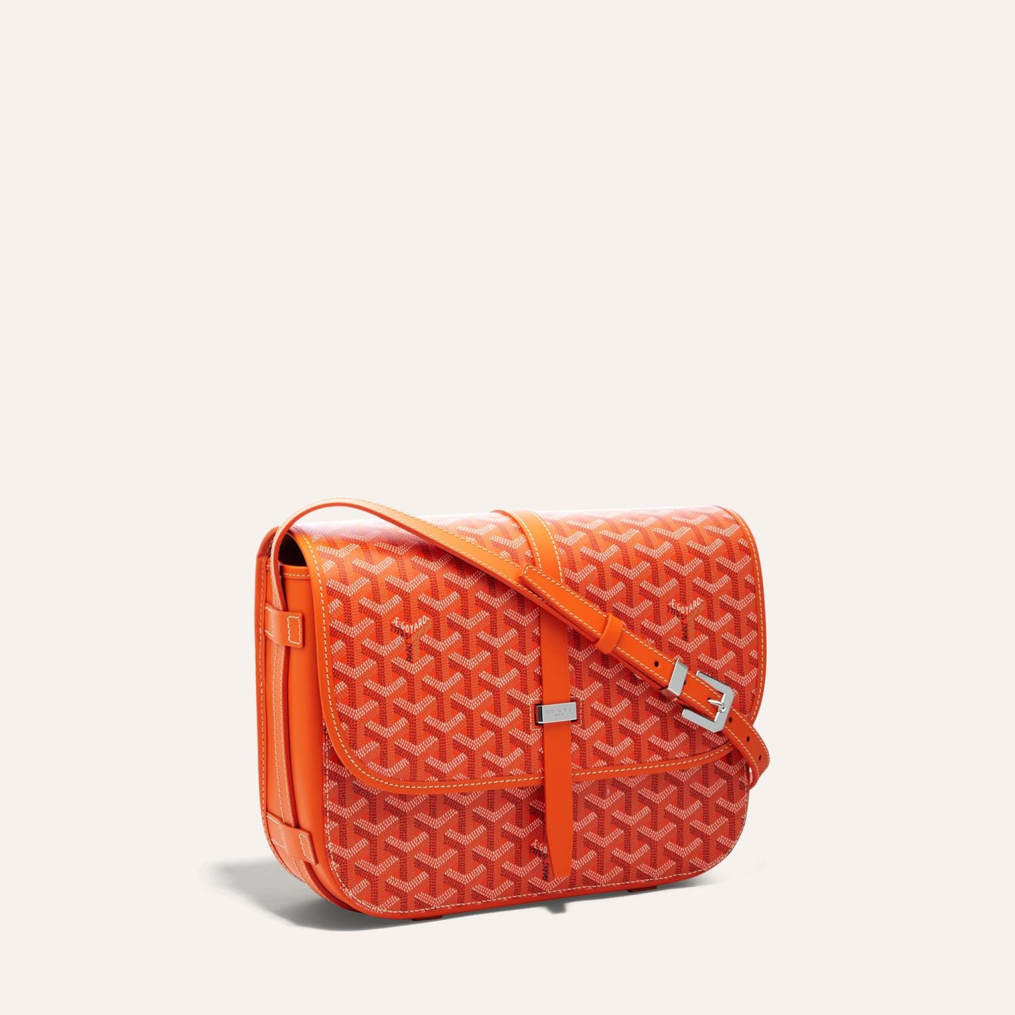Goyard Belvedere MM Orange Bag купить с доставкой