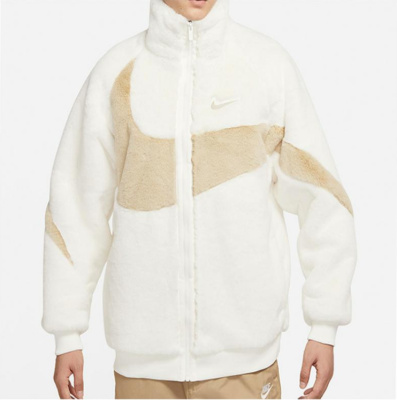 

Swoosh Faux Fur Jacket White, Nike Swoosh Faux Fur Jacket White