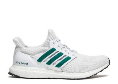 

White Green, Adidas Ultra Boost 4.0 DNA White Green