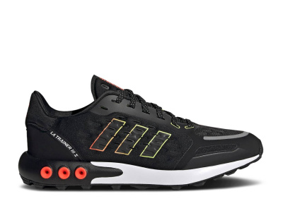 

Black Solar Red, Adidas LA Trainer 3 Black Solar Red