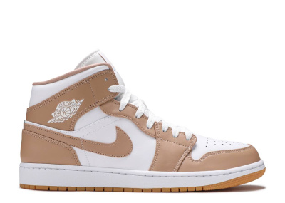 

Tan Gum, Розовый, Air Jordan 1 Mid