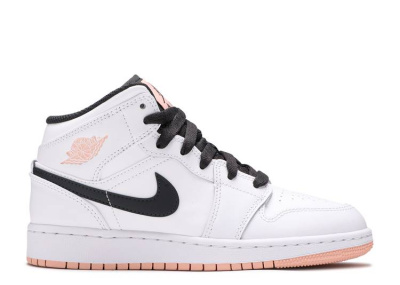 

GS White Arctic Orange, Air Jordan Air Jordan 1 Mid GS White Arctic Orange