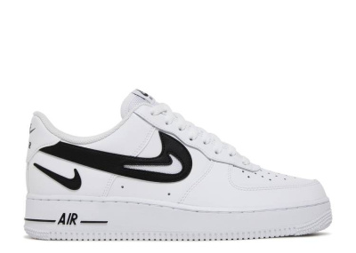 

07 Cut Out Swoosh White Black, Nike Air Force 1 Low 07 Cut Out Swoosh White Black