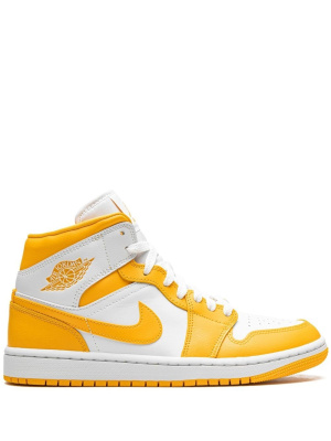 

1 Mid "White/University Gold" sneakers, Jordan 1 Mid "White/University Gold" sneakers