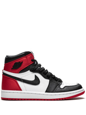 

1 High OG "Satin Black Toe" sneakers, Jordan 1 High OG "Satin Black Toe" sneakers