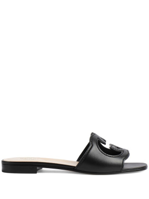 

GG cut-out flat sandals, Gucci GG cut-out flat sandals