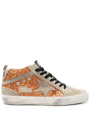 

Star glitter-embellished sneakers, Golden Goose Star glitter-embellished sneakers