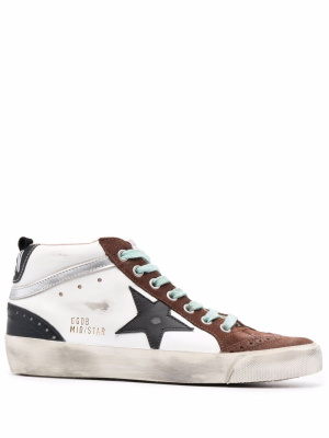 

Star-patch high-top sneakers, Golden Goose Star-patch high-top sneakers