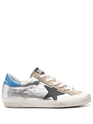 

Superstar panelled low-top sneakers, Golden Goose Superstar panelled low-top sneakers