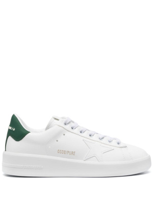 

Logo-print laced leather sneakers, Golden Goose Logo-print laced leather sneakers