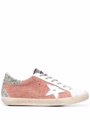 

Crocodile-effect panelled sneakers, Golden Goose Crocodile-effect panelled sneakers