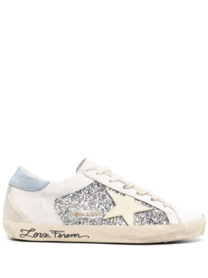 

Super-Star glitter low-stop sneakers, Golden Goose Super-Star glitter low-stop sneakers