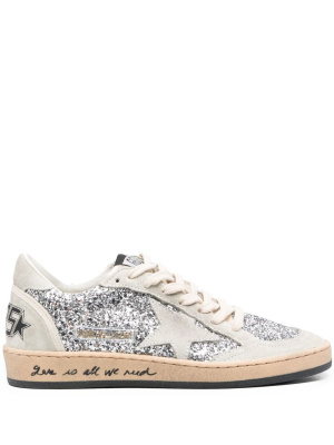 

Ball-Star glitter low-top sneakers, Golden Goose Ball-Star glitter low-top sneakers