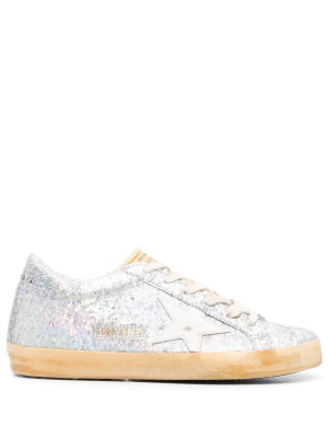 

Superstar iridescent low-top sneakers, Golden Goose Superstar iridescent low-top sneakers