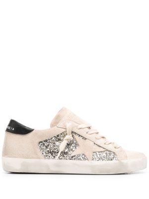 

Super-Star glitter suede sneakers, Golden Goose Super-Star glitter suede sneakers