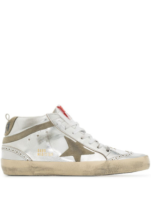 

Mid-Star laminated sneakers, Golden Goose Mid-Star laminated sneakers