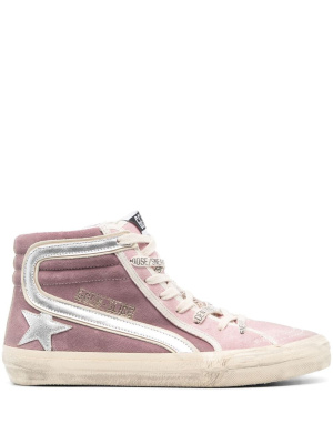 

Slide high-top suede sneakers, Golden Goose Slide high-top suede sneakers