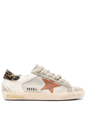 

Super-Star mixed-media sneakers, Golden Goose Super-Star mixed-media sneakers