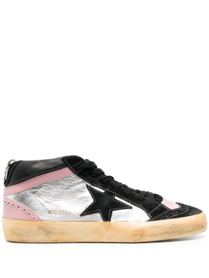 

Mid-Star panelled sneakers, Golden Goose Mid-Star panelled sneakers