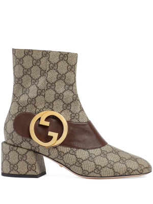 

Blondie GG Supreme ankle-boots, Gucci Blondie GG Supreme ankle-boots