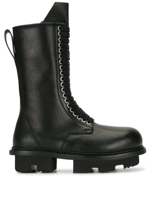 

Mid-calf lace-up boots, Rick Owens Mid-calf lace-up boots