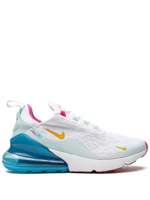 

Air Max 270 "White/University Gold/Laser Fuchsia" sneakers, Nike Air Max 270 "White/University Gold/Laser Fuchsia" sneakers