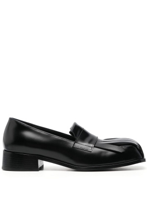 

Fringed square-toe loafers, Raf Simons Fringed square-toe loafers