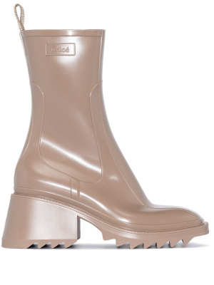 

Betty 50mm square-toe boots, Chloé Betty 50mm square-toe boots