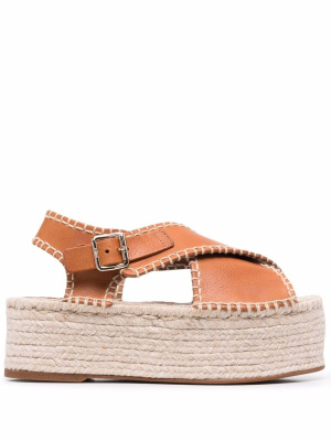 

Platform espadrille sandals, Chloé Platform espadrille sandals