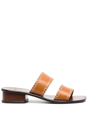 

Laia whipstitch-trim sandals, Chloé Laia whipstitch-trim sandals