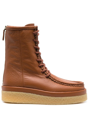 

Leather lace-up ankle boots, Chloé Leather lace-up ankle boots
