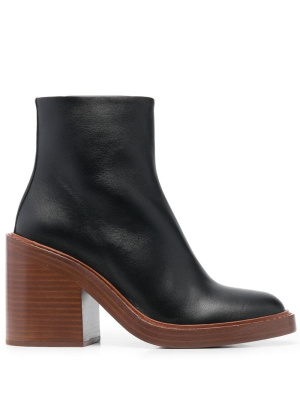

90mm leather ankle boots, Chloé 90mm leather ankle boots