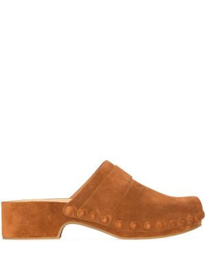 

Joy suede platform clogs, Chloé Joy suede platform clogs