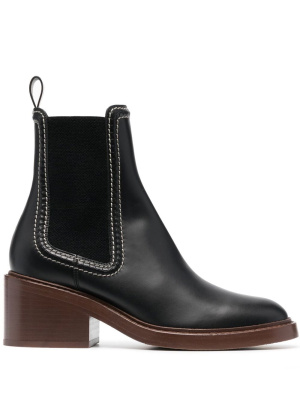 

70mm leather Chelsea boots, Chloé 70mm leather Chelsea boots