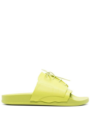 

Lace-up fat slides, Maison Margiela Lace-up fat slides