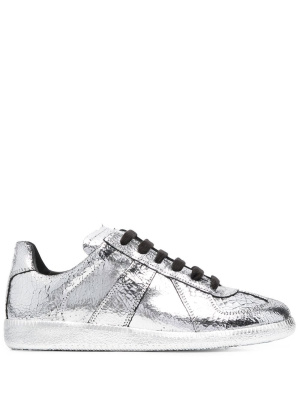 

Metallic low-top sneakers, Maison Margiela Metallic low-top sneakers