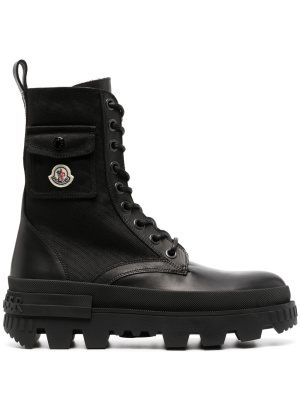 

Konture lace-up combat boots, Moncler Konture lace-up combat boots