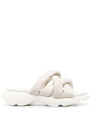 

Crossover-strap slides, Moncler Crossover-strap slides