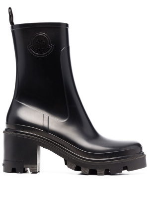 

Logo-embossed 70mm boots, Moncler Logo-embossed 70mm boots