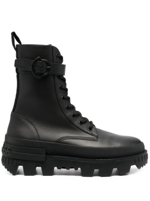 

Calf leather lace-up boots, Moncler Calf leather lace-up boots