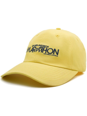 

Marathon embroidered-logo cap, Sporty & Rich Marathon embroidered-logo cap
