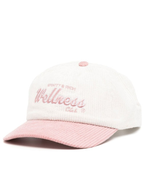 

Logo-embroidered baseball cap, Sporty & Rich Logo-embroidered baseball cap
