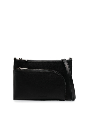 

Embossed-logo leather clutch bag, Rick Owens Embossed-logo leather clutch bag
