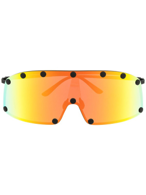

Shielding tinted sunglasses, Rick Owens Shielding tinted sunglasses