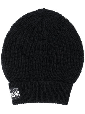 

Ribbed-knit beanie, Raf Simons Ribbed-knit beanie