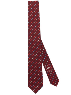 

Interlocking G jacquard tie, Gucci Interlocking G jacquard tie