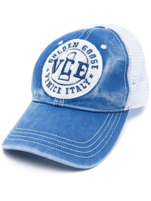 

Logo-print denim cap, Golden Goose Logo-print denim cap